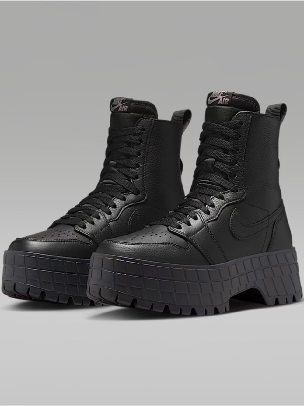Nike Air Jordan 1 Brooklyn Triple Black